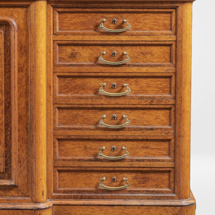 Large-French-Oak-Bookcase
