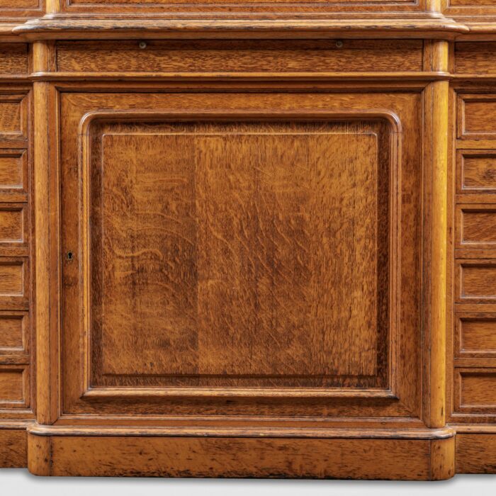 Large French Oak Bookcase - Image 2