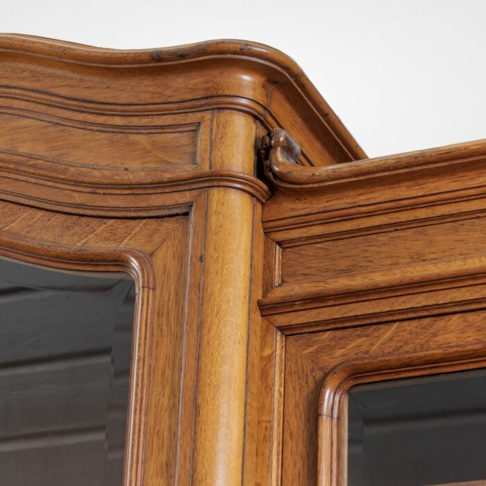 Large French Oak Bookcase - Image 4