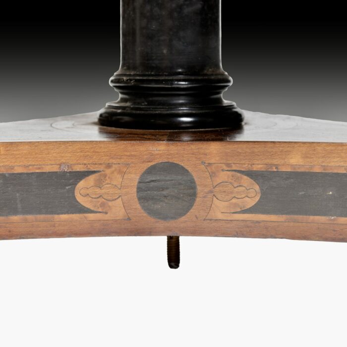 19th Century French Ebonized Occasional Table - Image 3