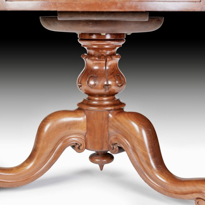 19th Century English Drum Table - Image 8