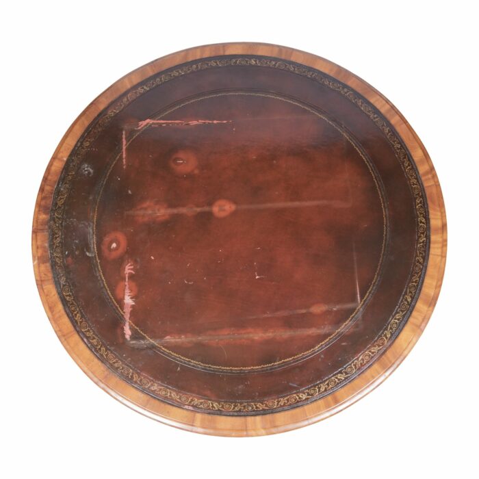 19th Century English Drum Table - Image 4