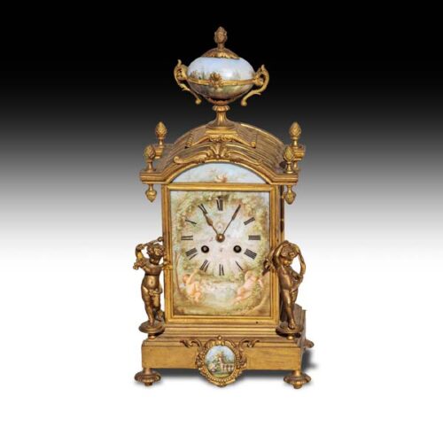 19th century French ormolu clock CLK a