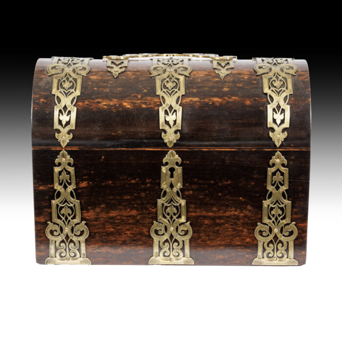 19th Century Coromandel Antique Tea Caddy