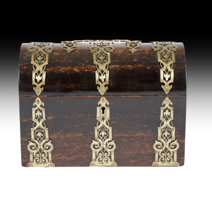19th Century Coromandel Antique Tea Caddy - Image 5