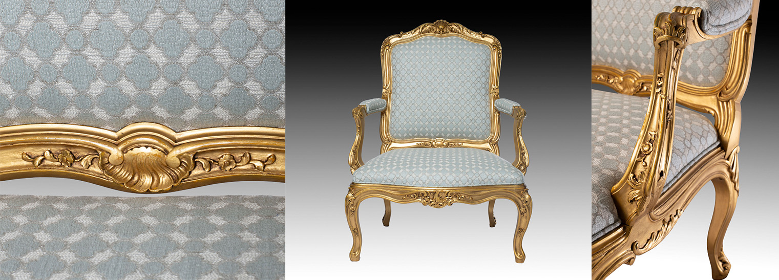 Antique upholstery
