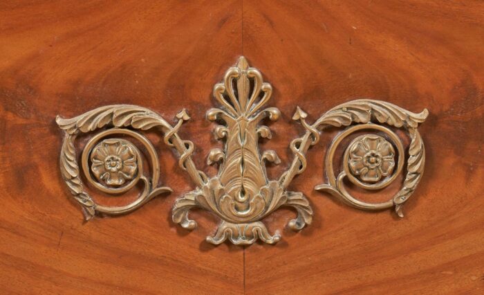 French Empire Three Door Bookcase - Image 4