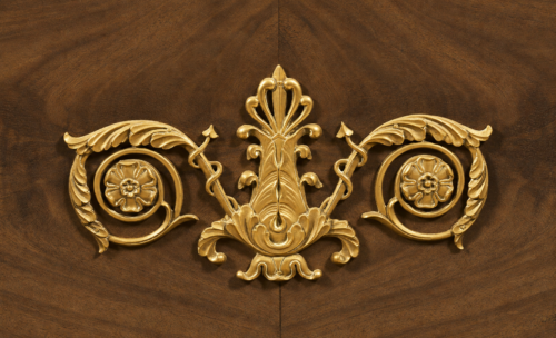 french empire three door bookcase 4