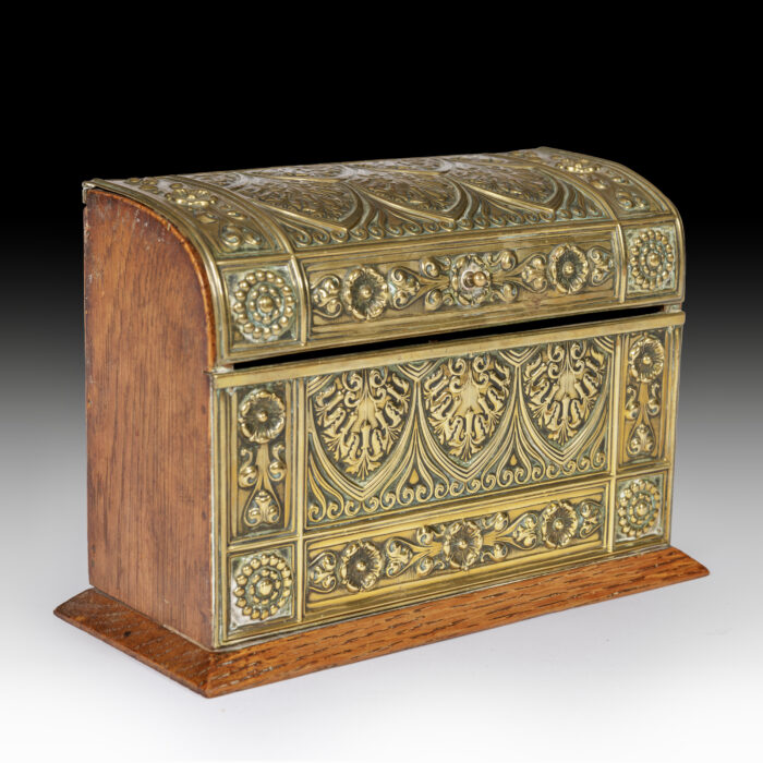 Art-Deco-Brass-Stationery-Box