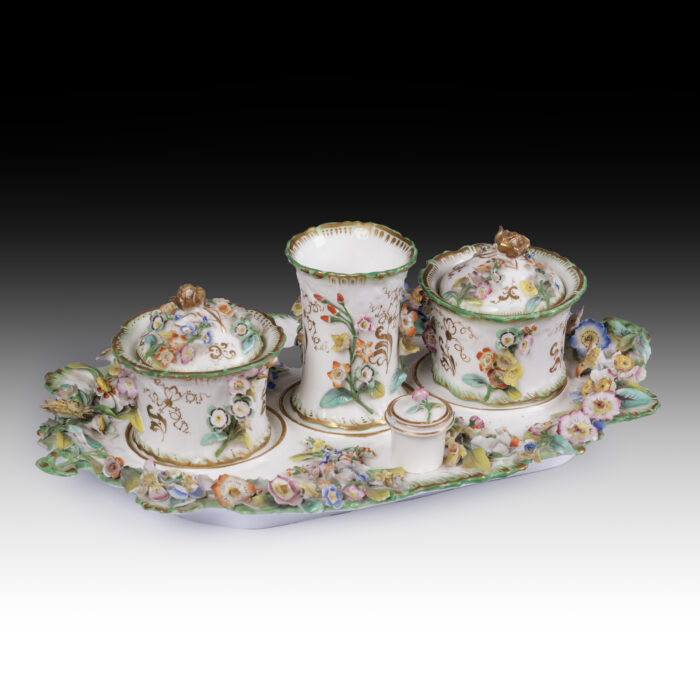 19th Century Porcelain Desk Set
