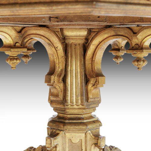 19th Century Antique Circular Dining Table 2418S B