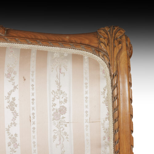 19th Century French Provincial Bed 2408S C