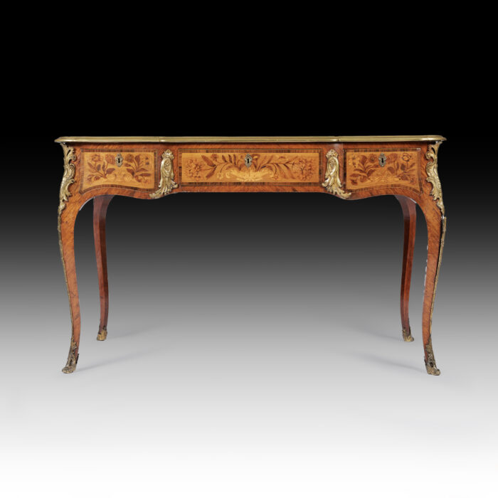 Exceptional 19th Century Marquetry Writing Table