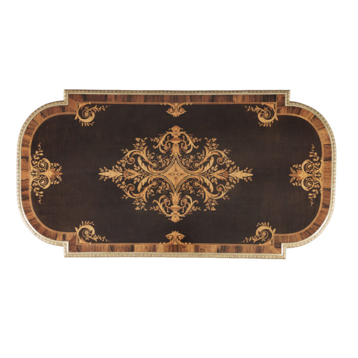 19th Century French Marquetry Centre Table - Image 2