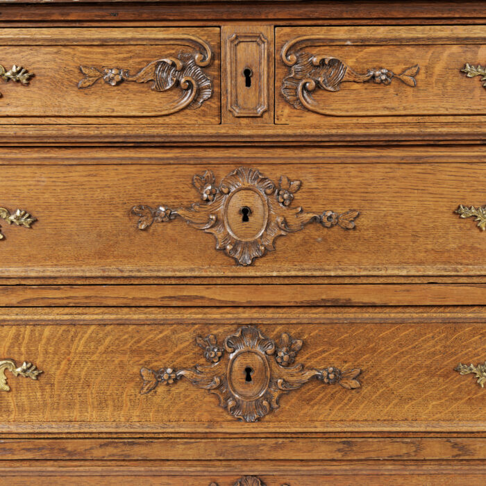 19th Century French Oak Commode - Image 2