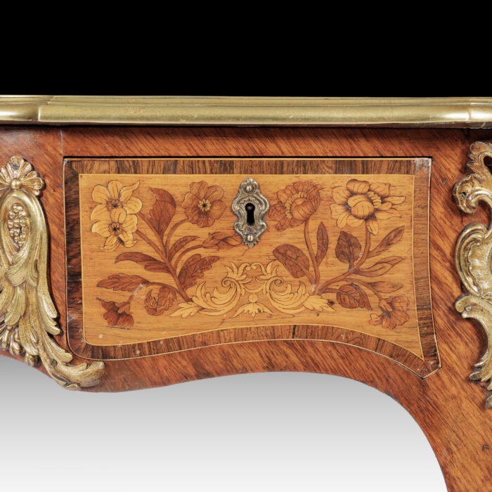 Exceptional 19th Century Marquetry Writing Table - Image 8