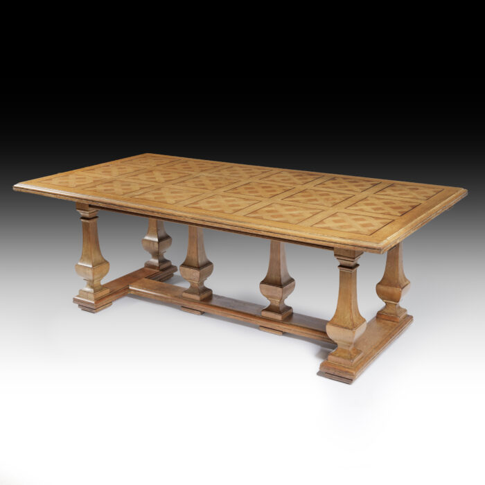 Mid 20th Century French Oak Dining Table - Image 4