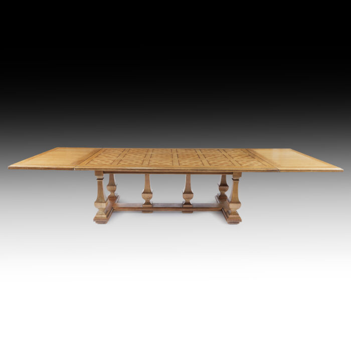 Mid 20th Century French Oak Dining Table - Image 2