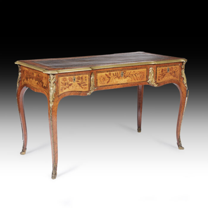 Exceptional 19th Century Marquetry Writing Table - Image 6