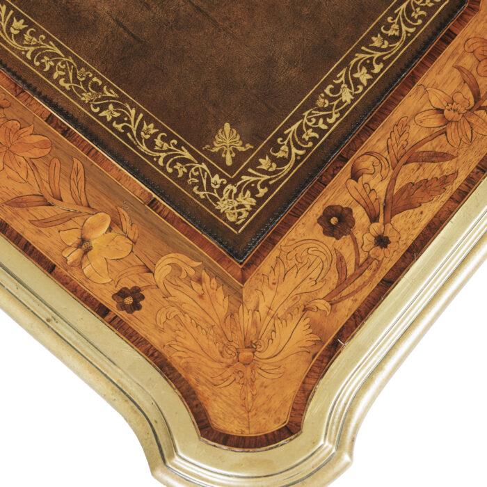 Exceptional 19th Century Marquetry Writing Table - Image 3