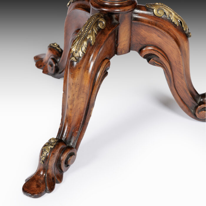 Matched Pair 19th Century Marquetry Occasional Tables - Image 5
