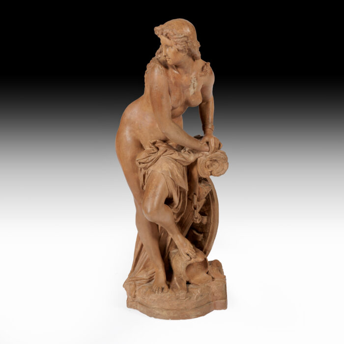 Antique Sculpture of a Woman
