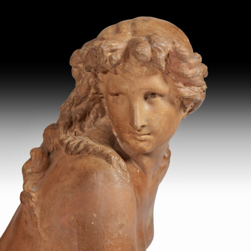 Antique Sculpture of a Woman 2462S b