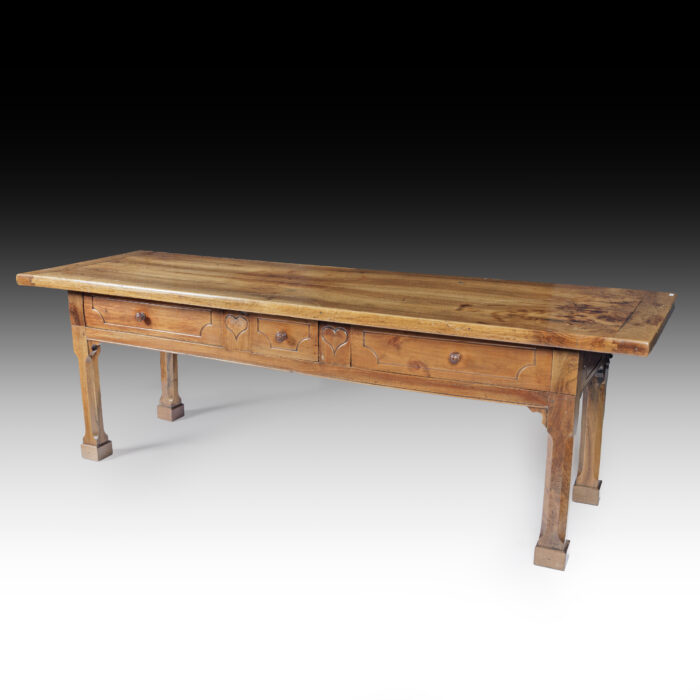 19th Century Antique Serving Table - Image 5