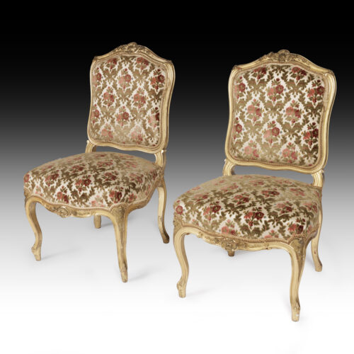Louis-XV-Gilded-Side-Chairs