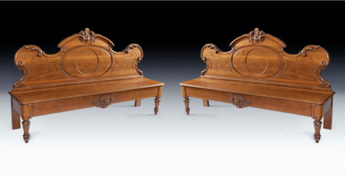 pair-antique-benches