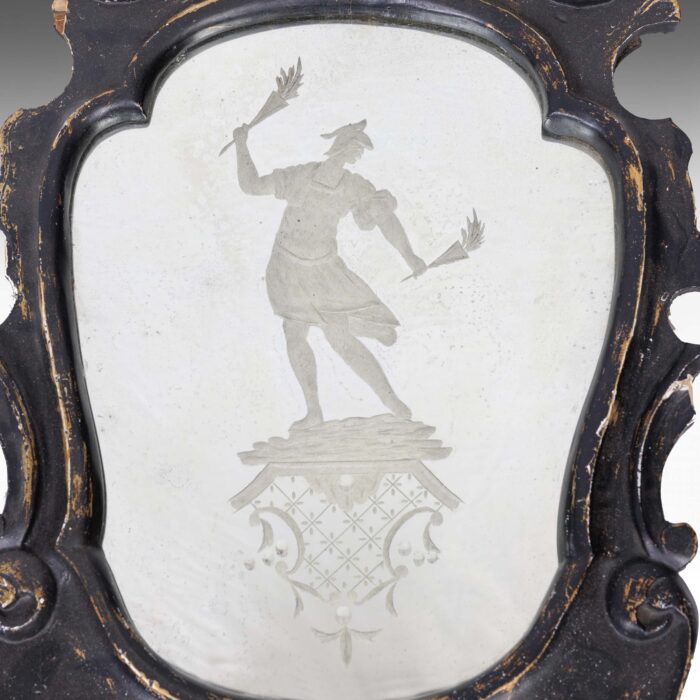 19th Century Pair French Wall Mirrors - Image 3