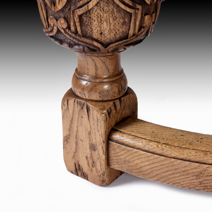 Antique Oak Refectory Table - Image 9