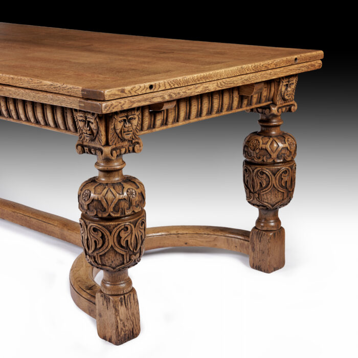 Antique Oak Refectory Table - Image 6