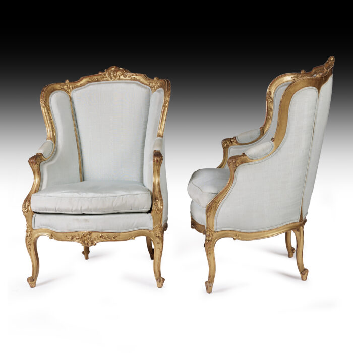 Antique French Armchairs - Image 2