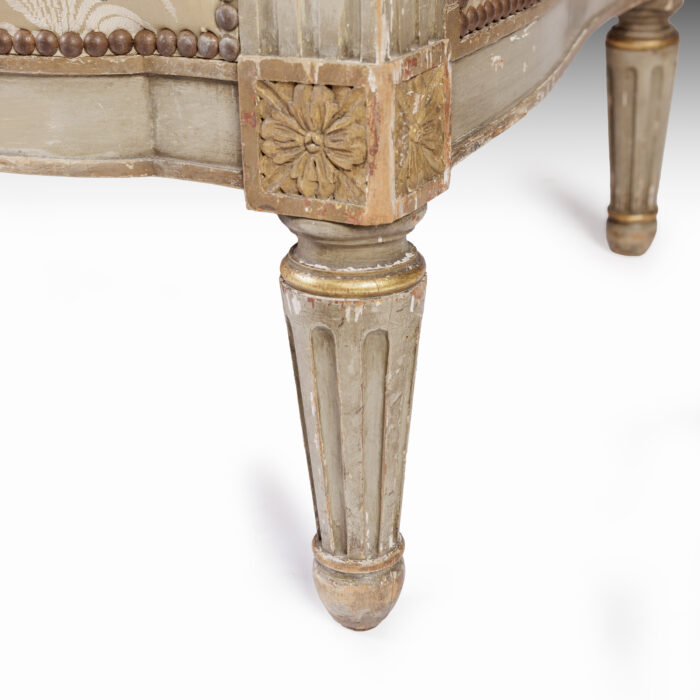 French Antique Settee - Image 4