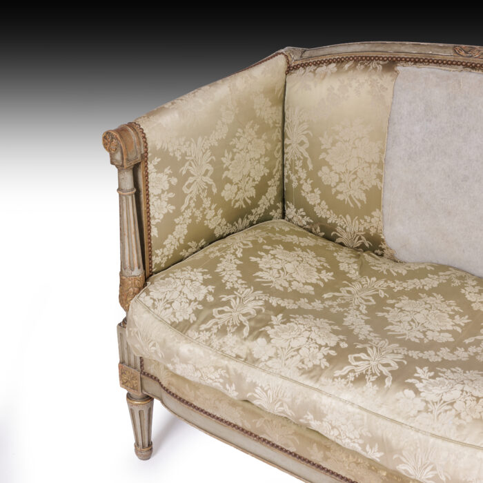 French Antique Settee - Image 8