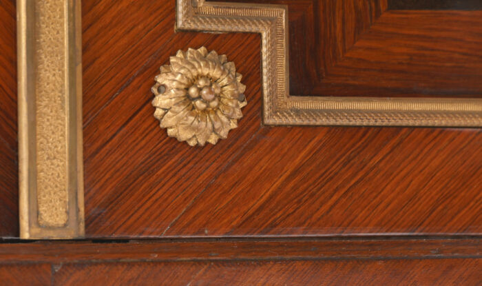 Pair French Parquetry Commodes - Image 3