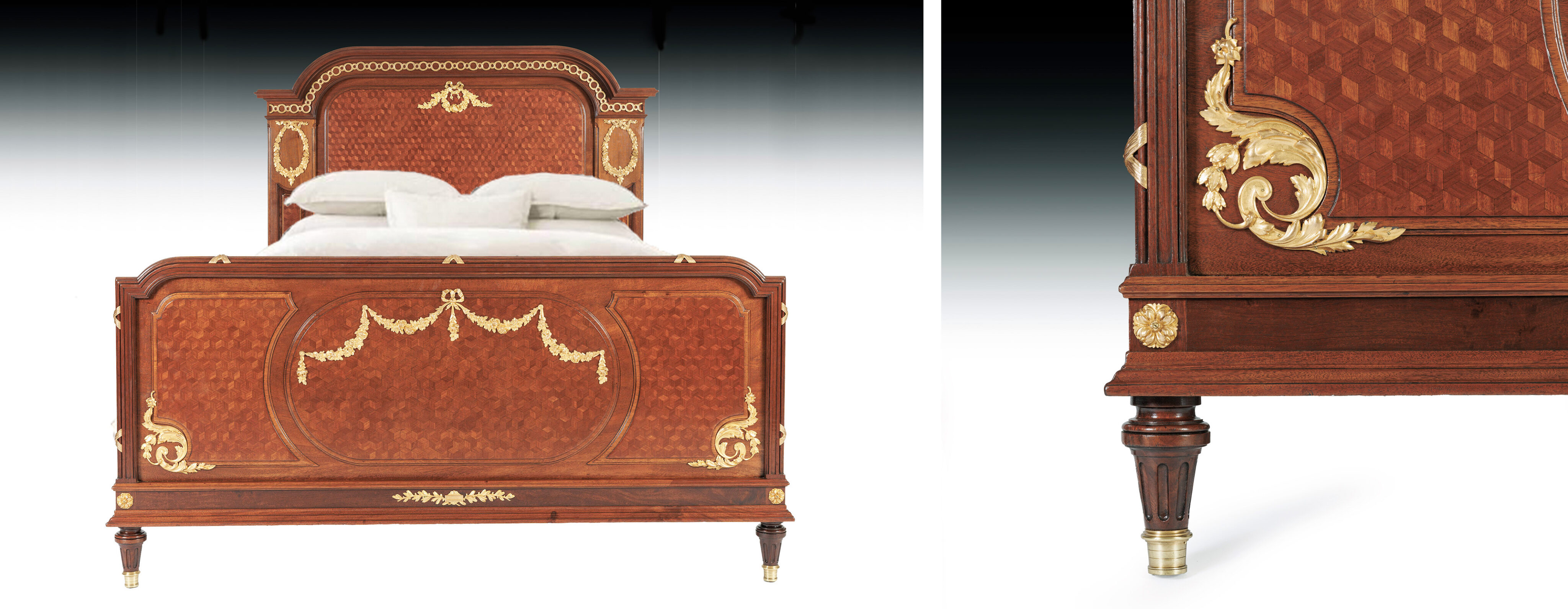 French-louis-antique-bed