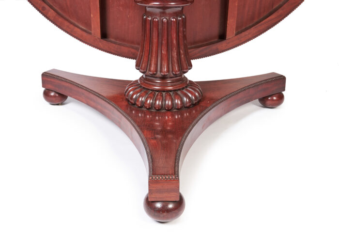 English Regency Centre Table by Gillows - Image 5