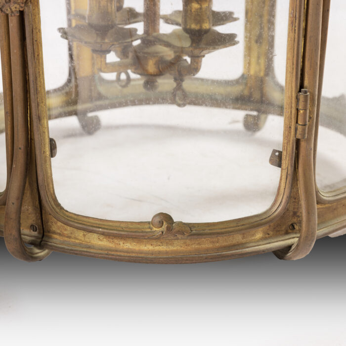 Exceptional Pair Bronze Antique Lanterns - Image 8