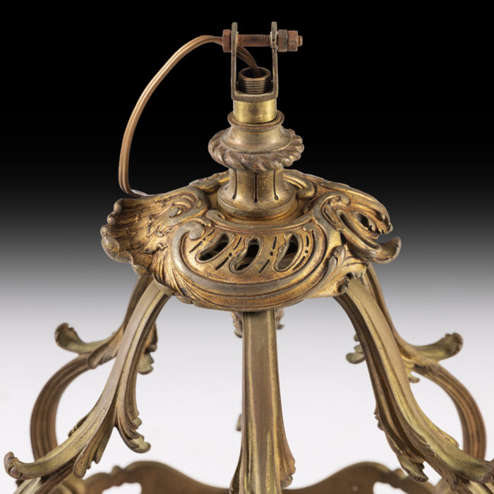 Exceptional Pair Bronze Antique Lanterns - Image 3