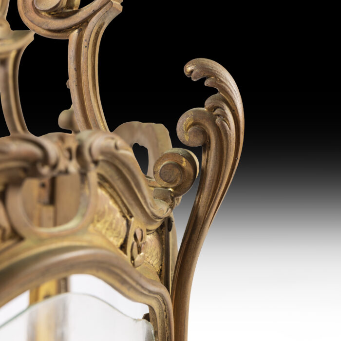 Exceptional Pair Bronze Antique Lanterns - Image 4