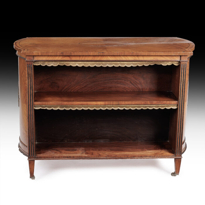 Rare Freestanding English Library Bookcase Table - Image 8