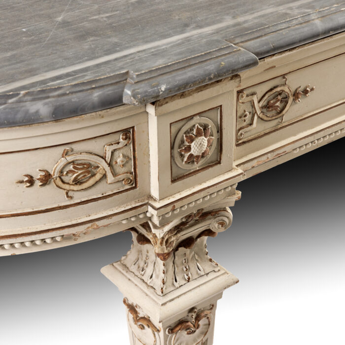 Large French Antique Console Table - Image 5