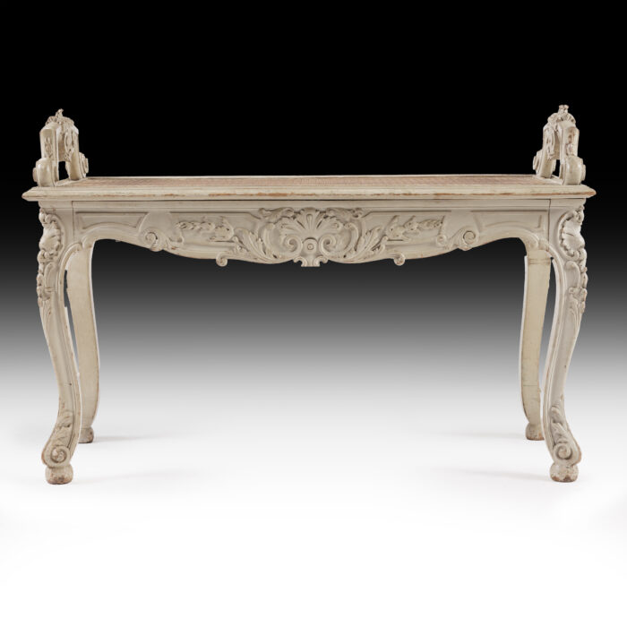 French Antique Bench Stool - Image 10