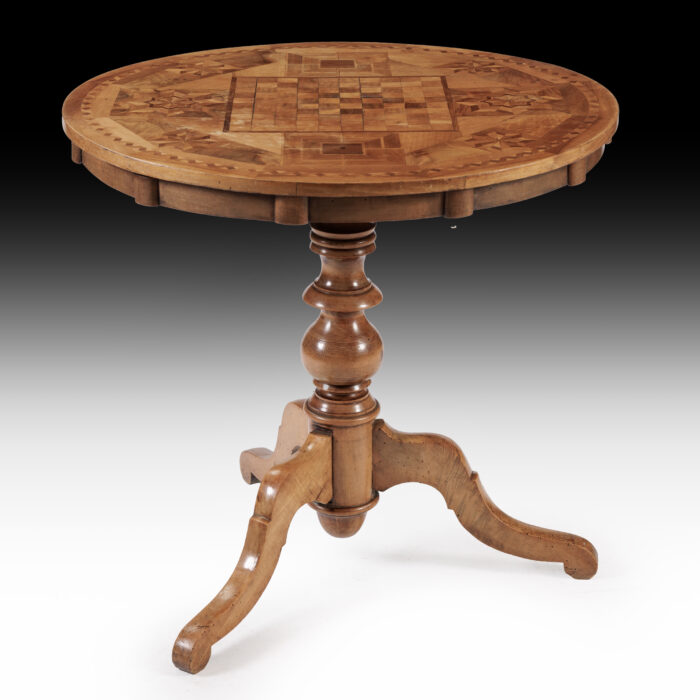 Antique Chess Table - Image 7