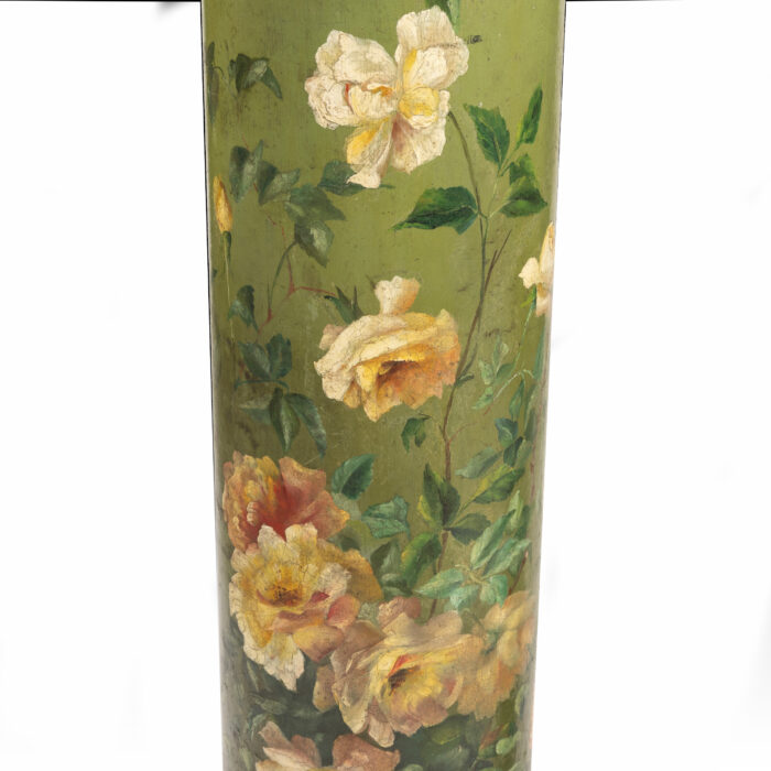 Pair Hand-Painted Antique Columns - Image 2