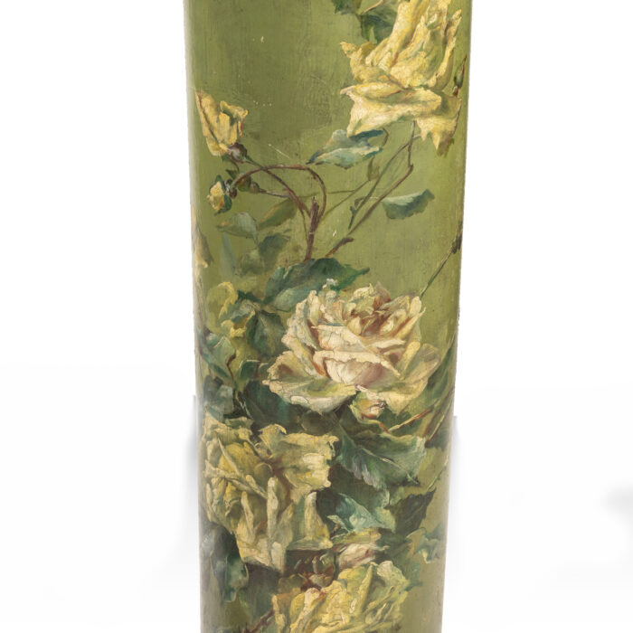 Pair Hand-Painted Antique Columns - Image 4