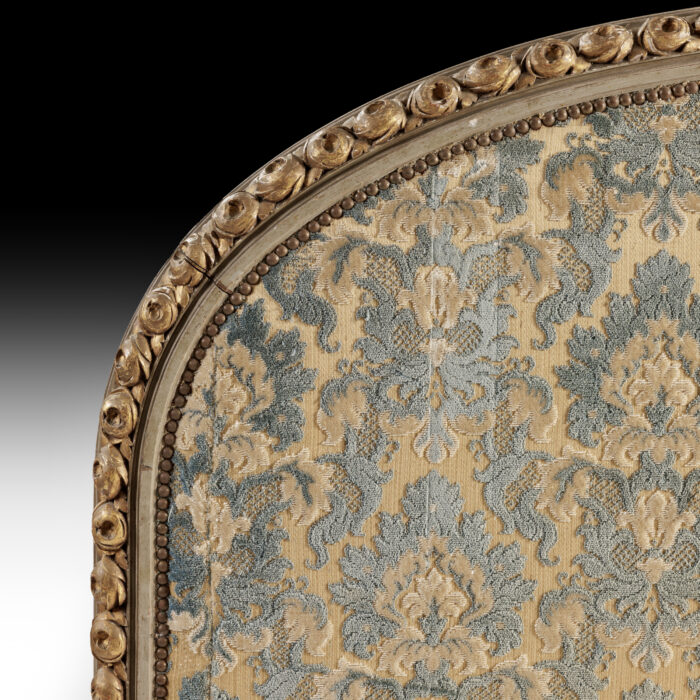 19th Century French Rose Carved Queen Bed - Image 10