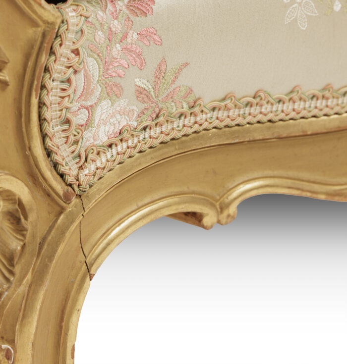 Pair Gilded Wing Chairs - Image 9